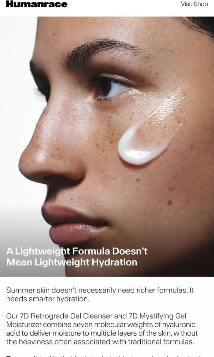 Humanrace: Summer Skin Edit: Weightless Hydration