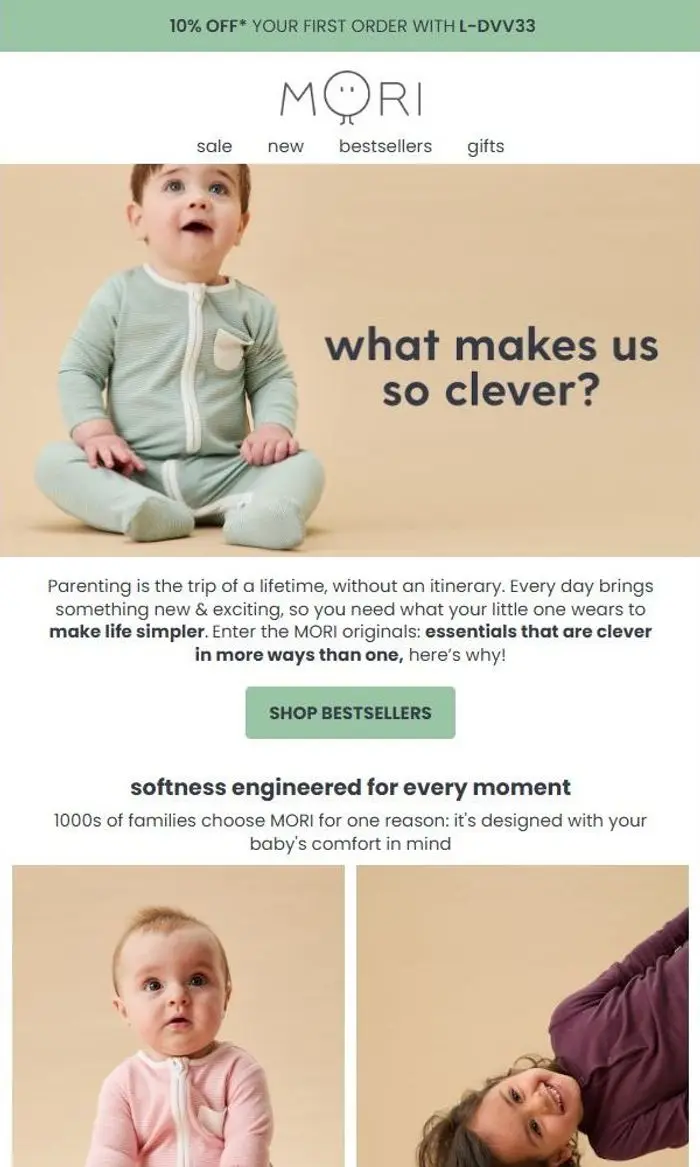MORI: Designed to make parenting simpler 💫
