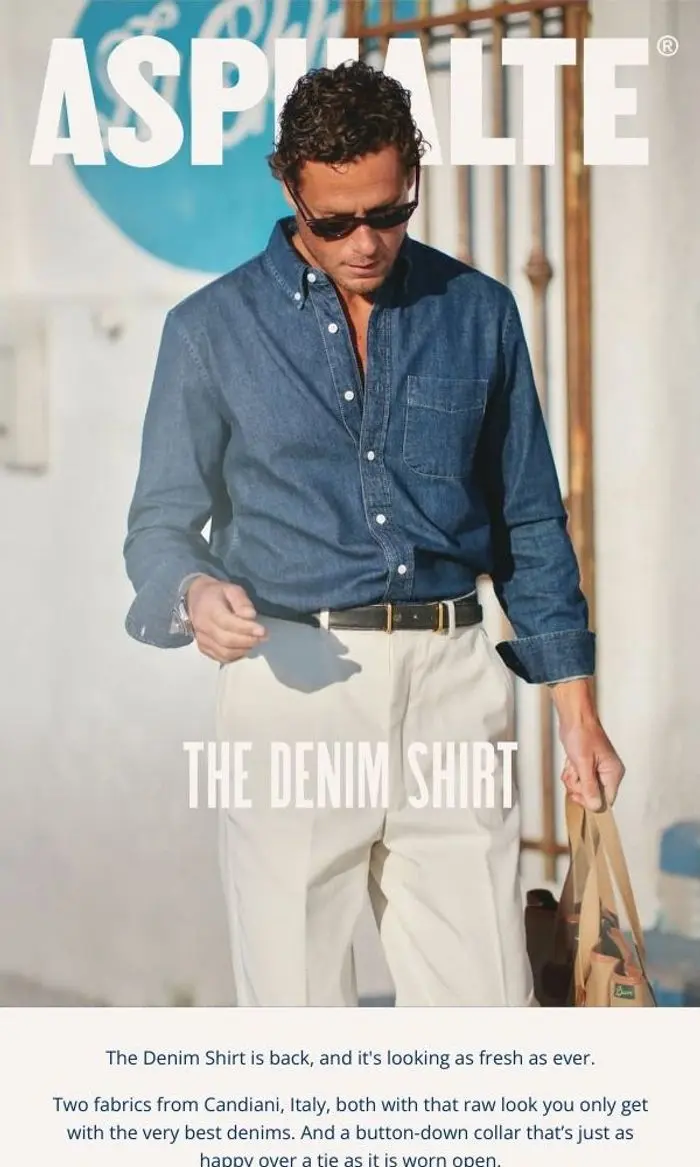 ASPHALTE: The Denim Shirt is back