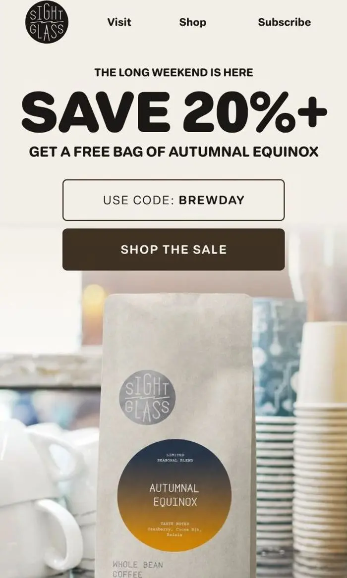 Sightglass Coffee: Want a free bag of coffee? Here’s how to claim yours