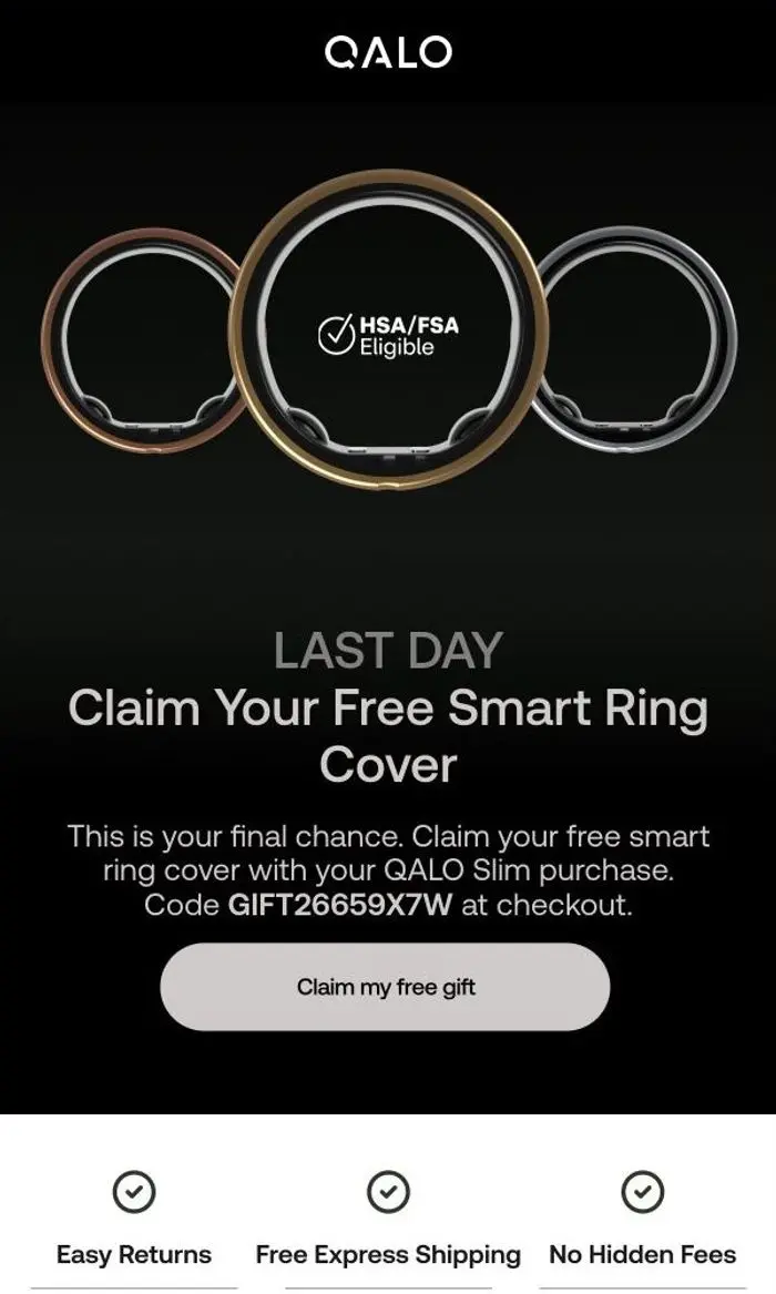 QALO: Final day to claim your gift 🎁