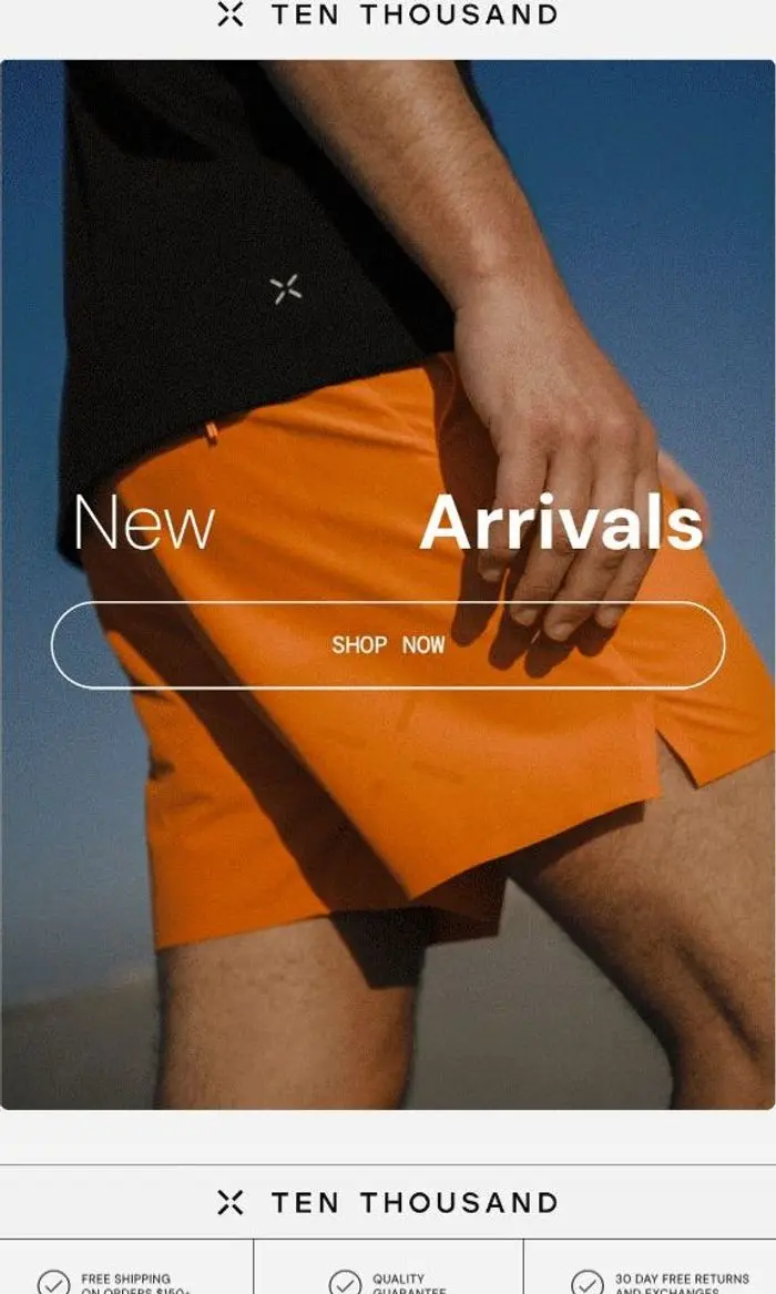 TEN THOUSAND: July New Arrivals