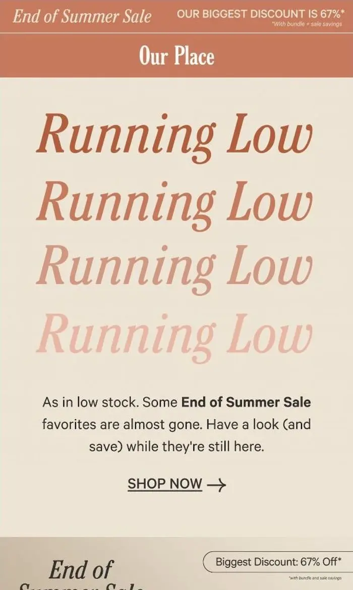 Our Place: Final Few Sale Favorites