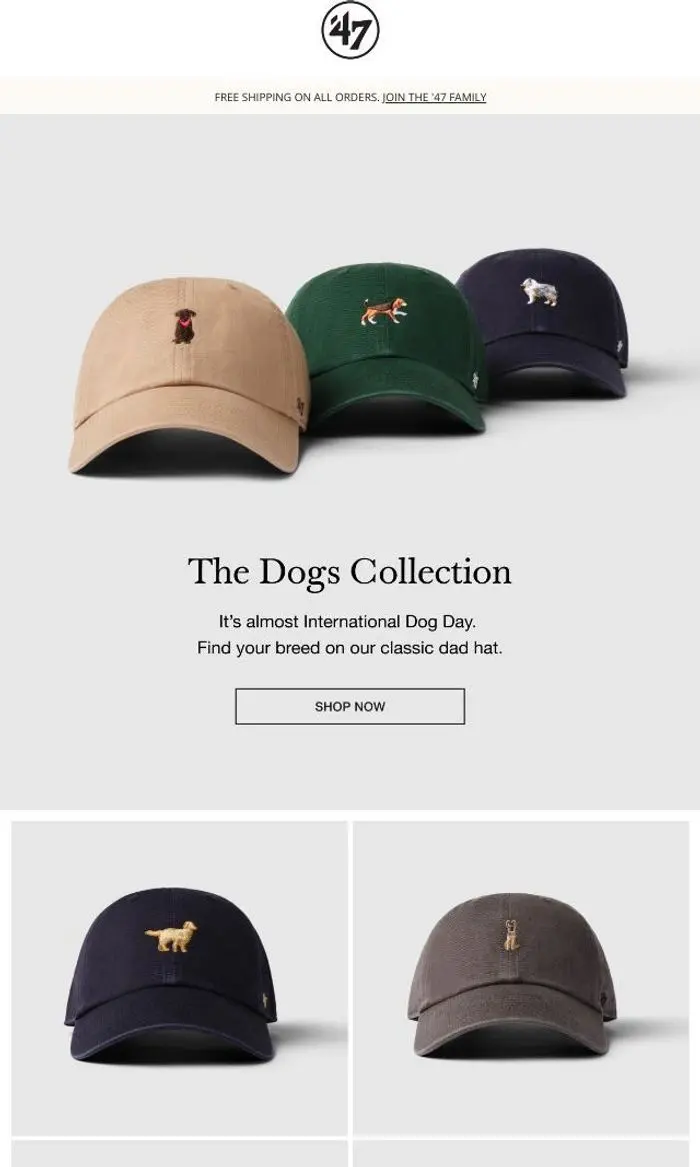 '47: Celebrate Dog Day Early 🐶