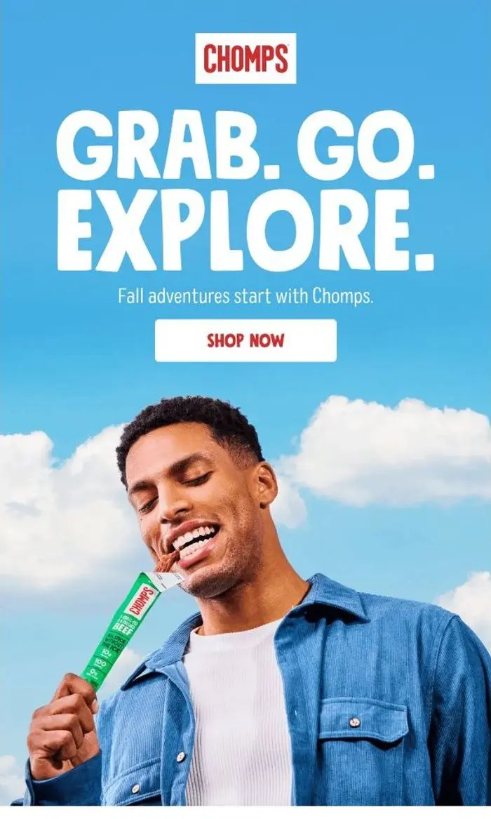 Chomps: Portable protein for fall adventures