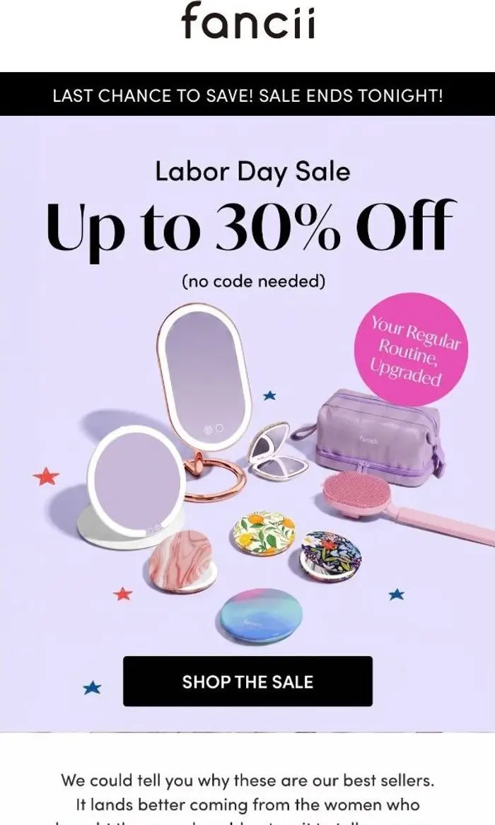 Fancii & Co.: Labor Day Deals Inside!