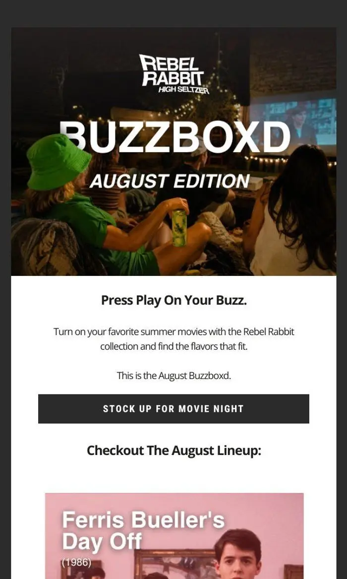 Rebel Rabbit: August is here, so is a new watchlist 🎬