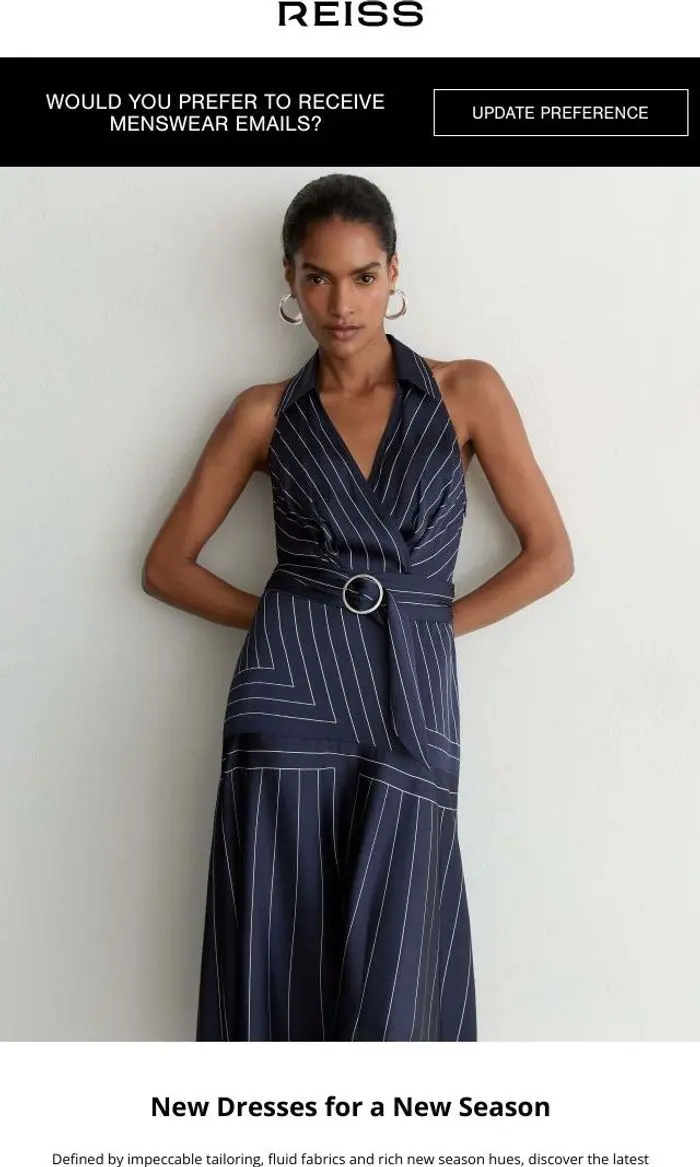 REISS: This way for new season dresses