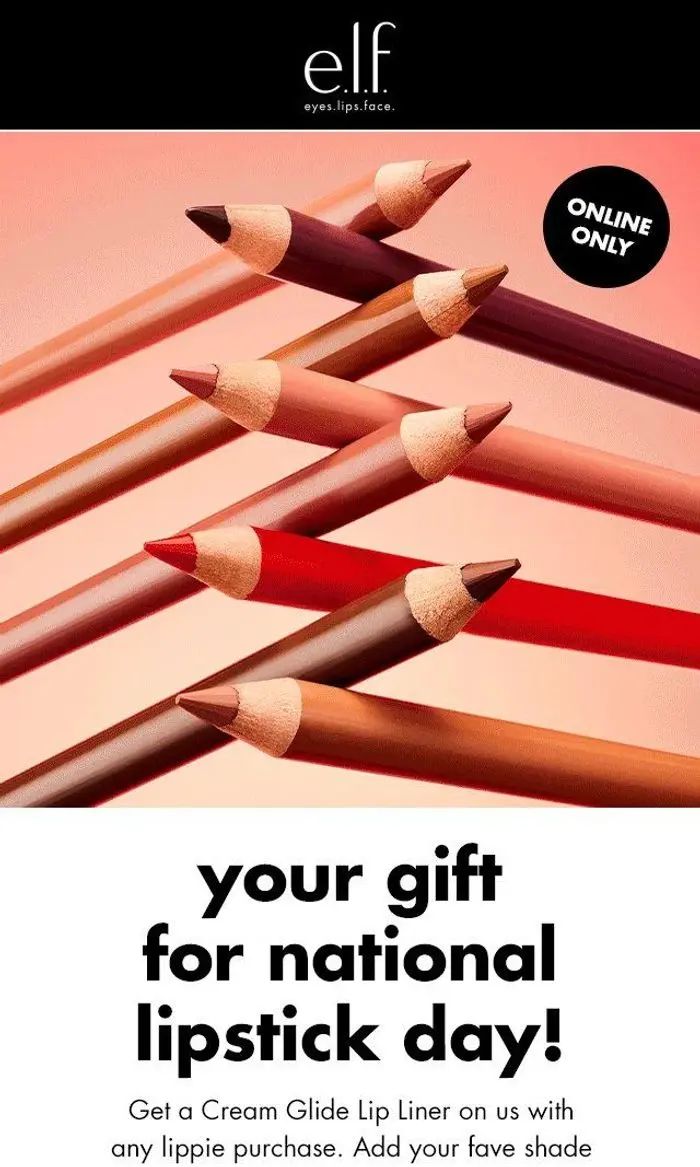 e.l.f. Cosmetics: Last chance to grab your lippie gift! 💄