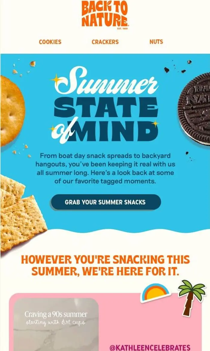 Back to Nature: Summer state of mind, brought to you by YOU ☀️