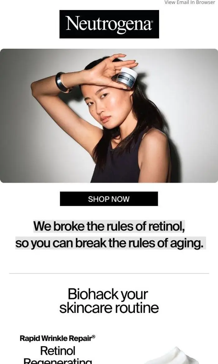 Neutrogena: Break the rules of aging ⛓️‍💥
