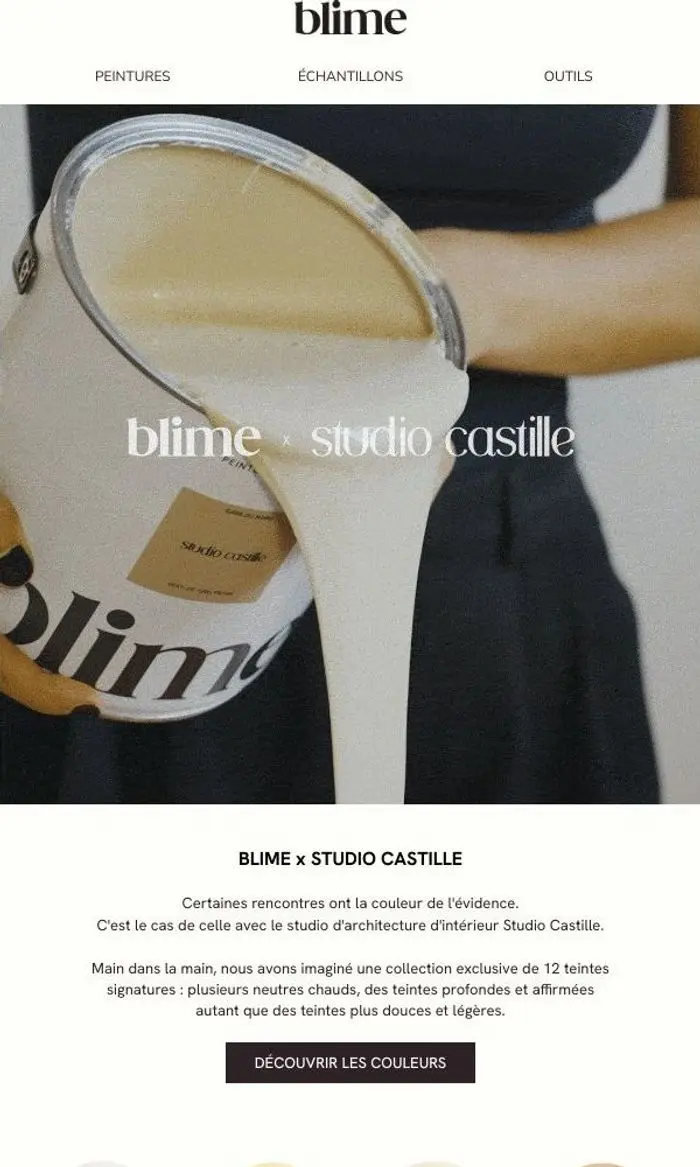 blime: STUDIO CASTILLE x BLIME — Nouvelle collection