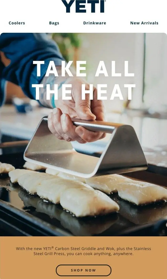 YETI: JUST DROPPED: Carbon Steel Cookware