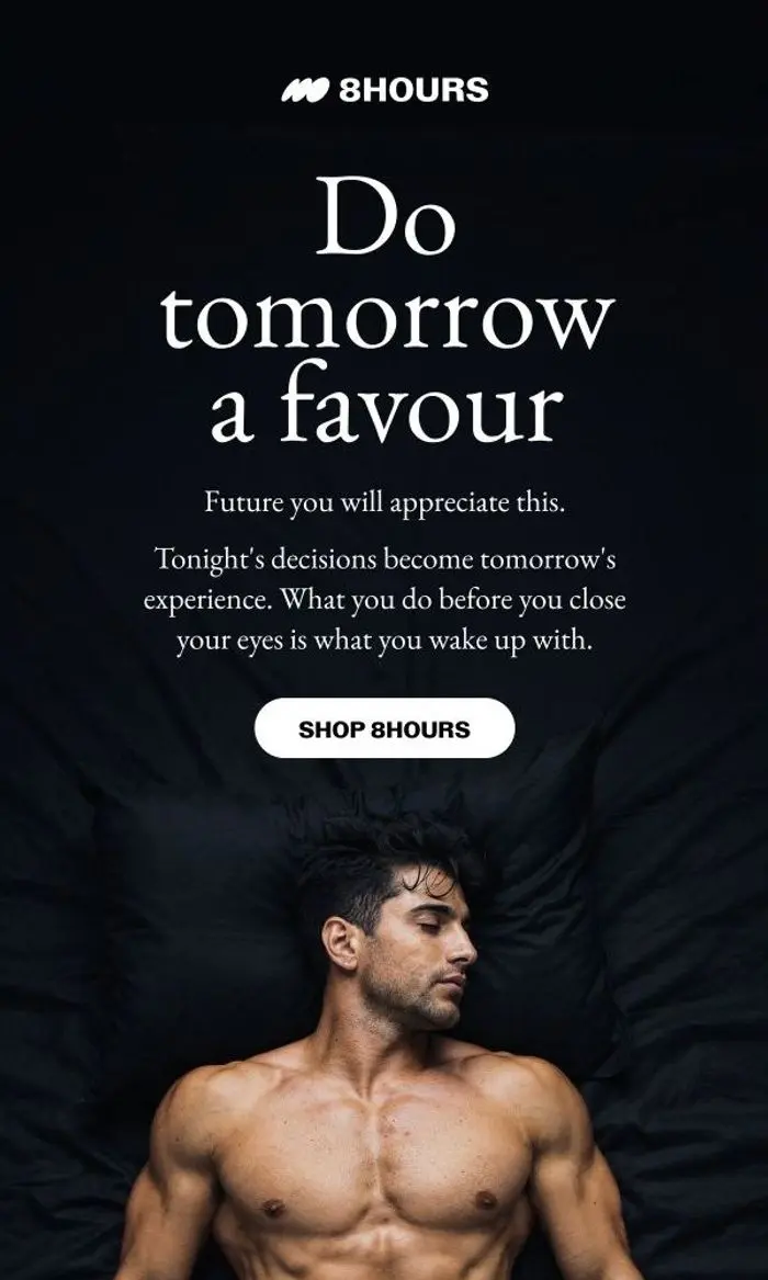 8hours: Do tomorrow a favour.