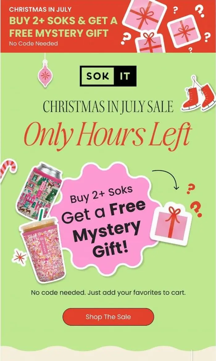 Sok-It: Only hours left to unwrap your free gift ⌛️