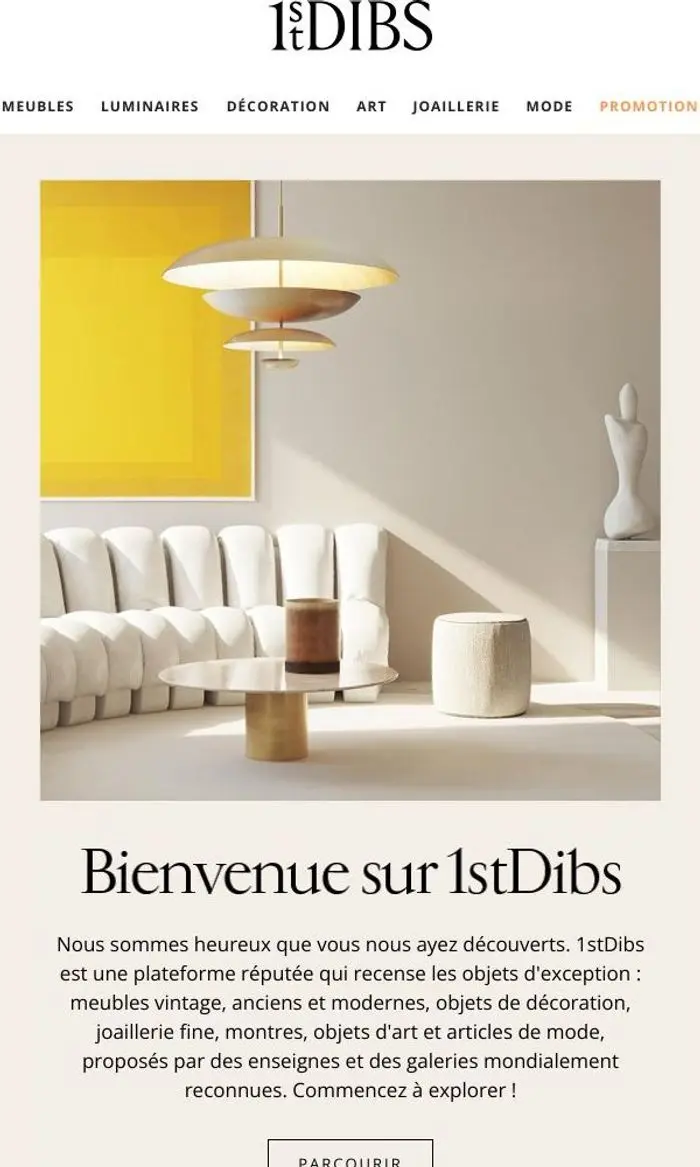 1stDibs: Bienvenue sur la plateforme qui abrite les plus belles pièces