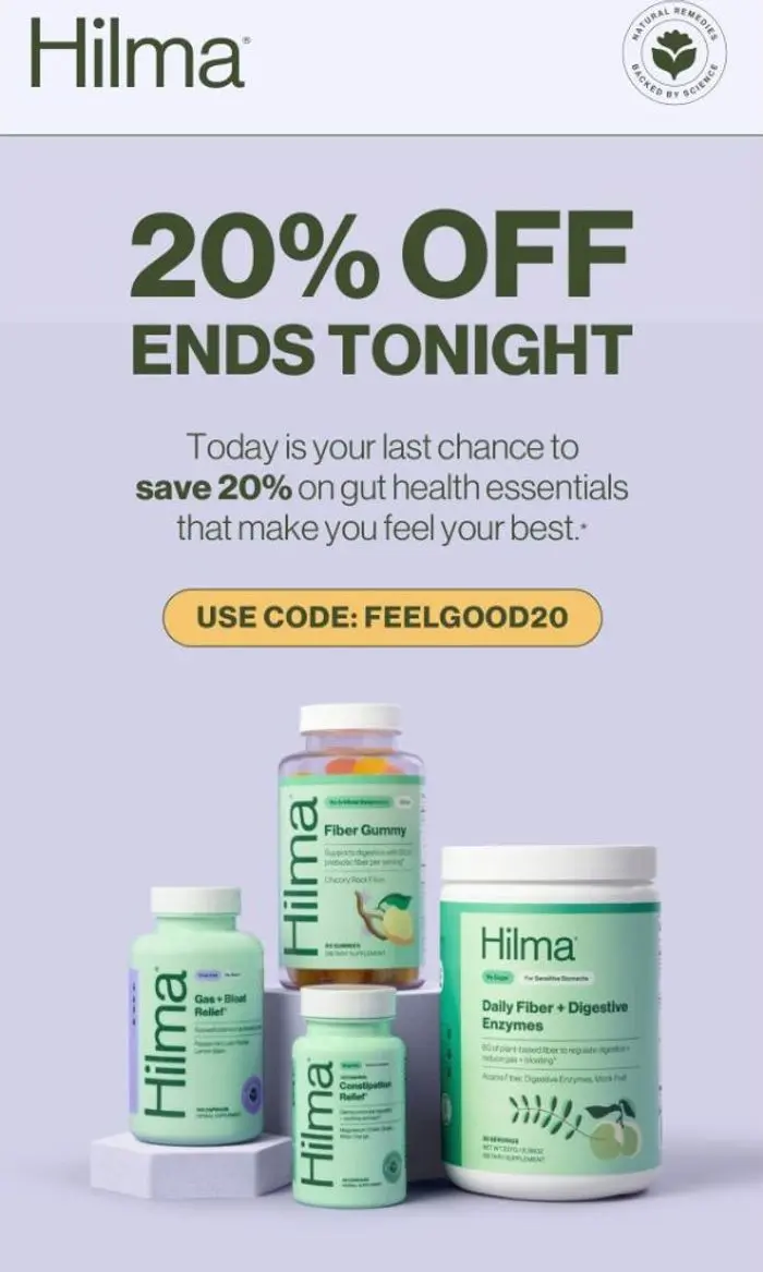 Hilma: LAST CHANCE: 20% off