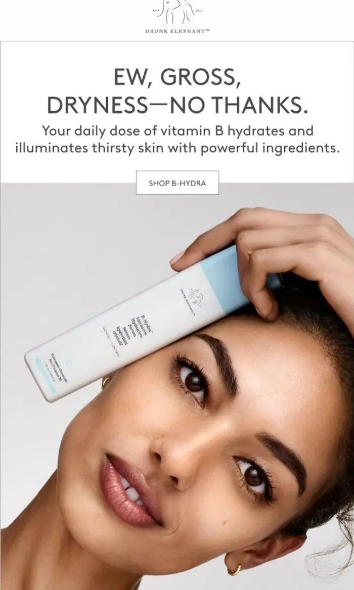 Drunk Elephant: Smooth, hydrated, and radiant