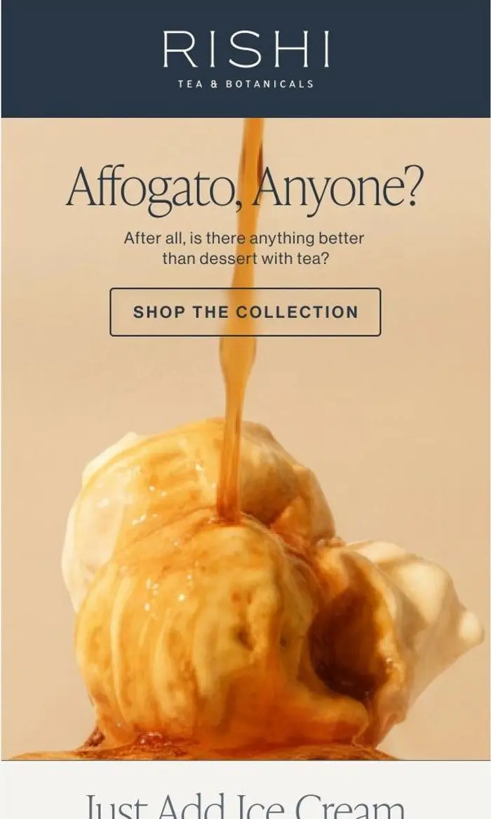 Rishi Tea & Botanicals: Affogatos for Tea Lovers