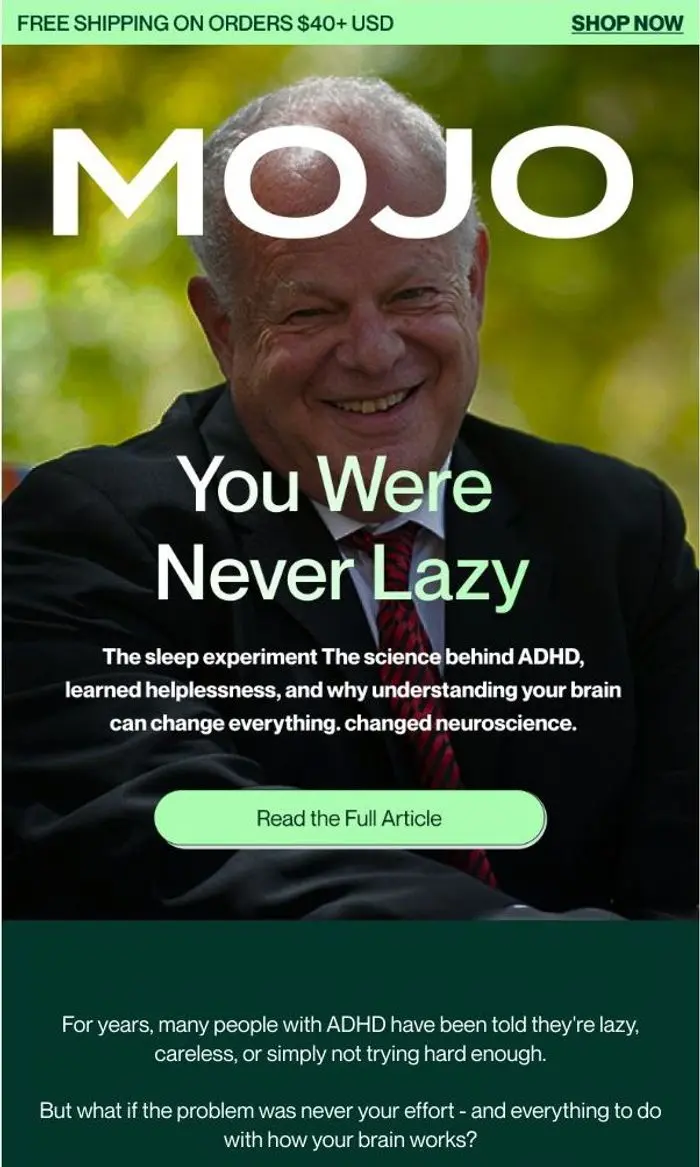 Mojo: You Were Never Lazy