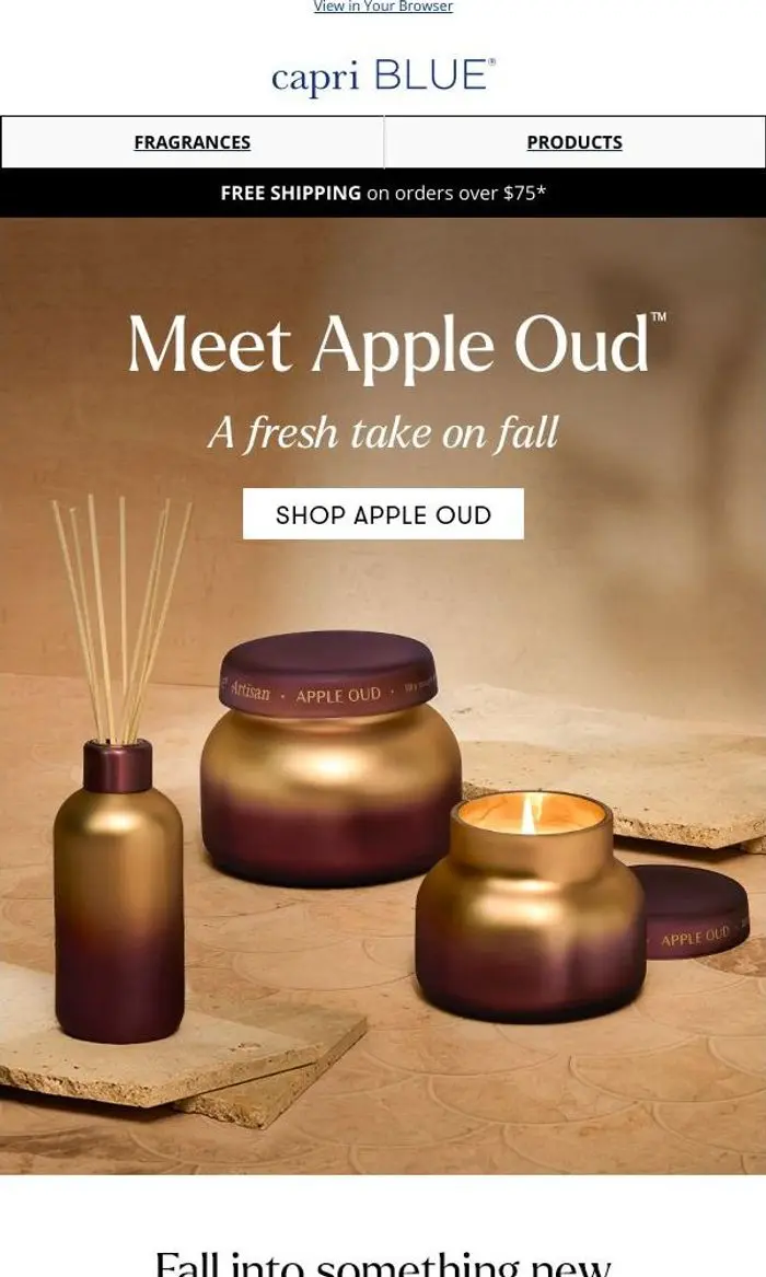 Capri Blue: Meet Apple Oud