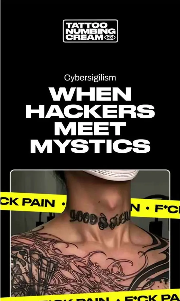 Tattoo Numbing Cream Co.: Ready to Hack Your Ink? The Rise of Cybersigilism Tattoos!