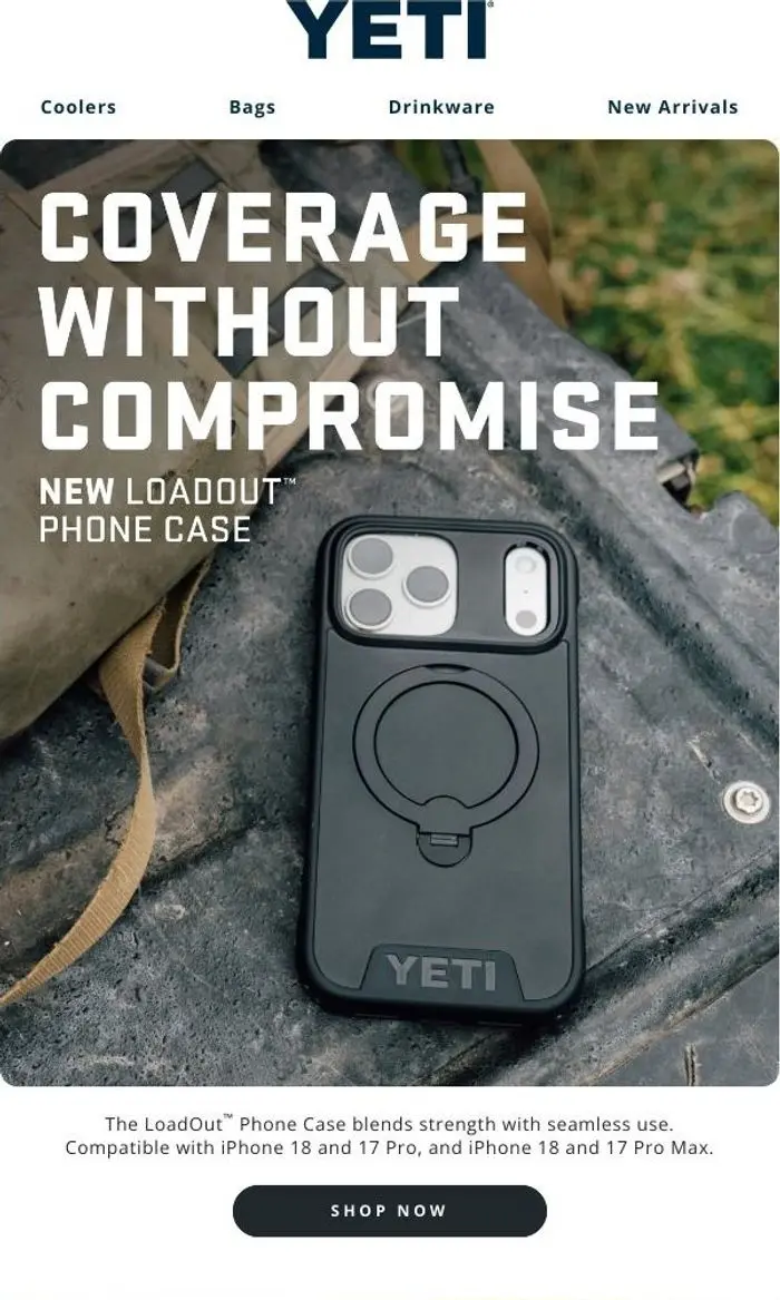 YETI: Meet The LoadOut™ Phone Case
