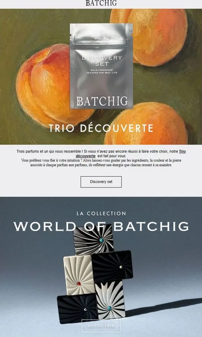 BATCHIG: Un parfum juste pour vous ❤️