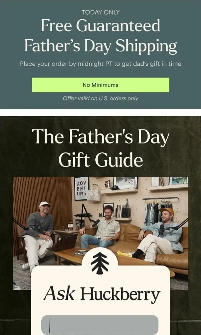 Huckberry: Ask Huckberry: Dad Edition