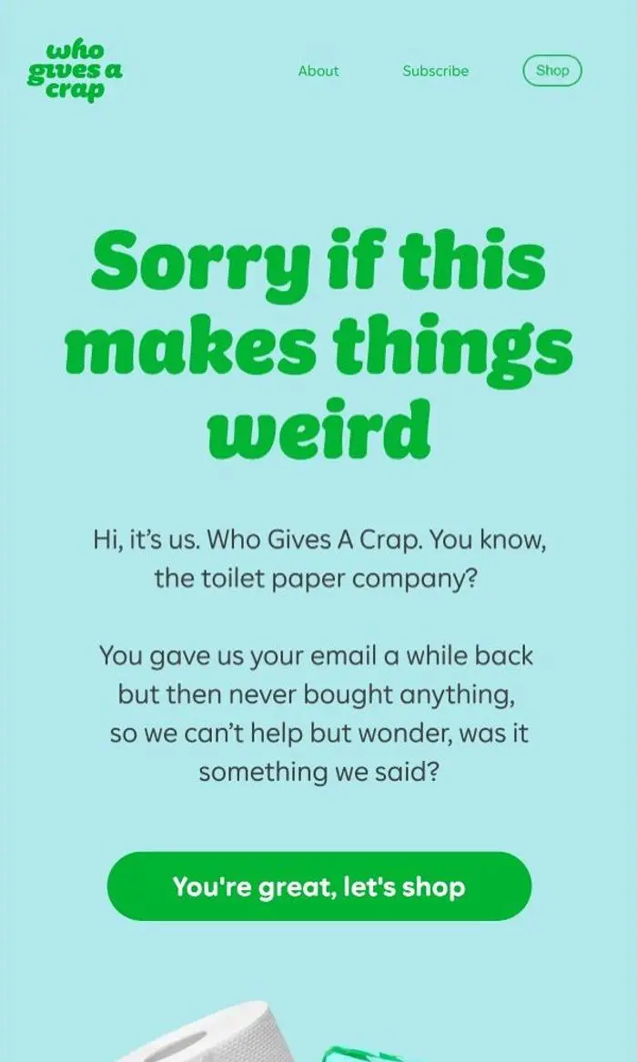 Who Gives A Crap: Long time no see