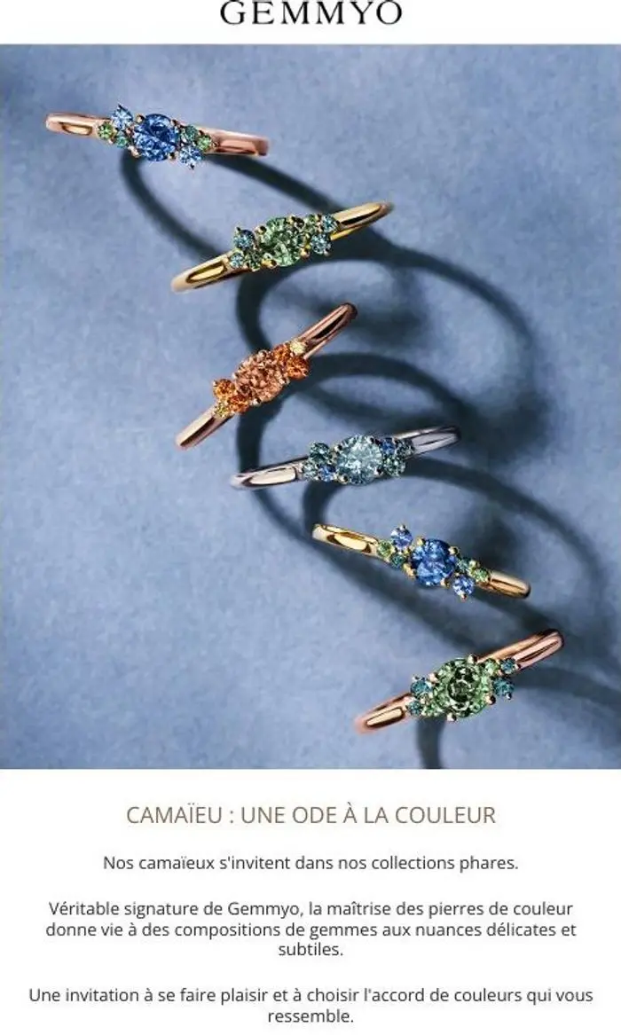 Gemmyo: Notre collection Camaïeu