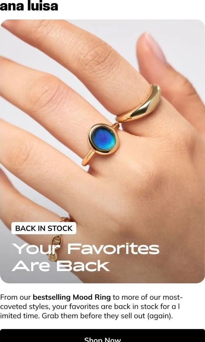 ANA LUISA: The Restock You've Been Waiting For