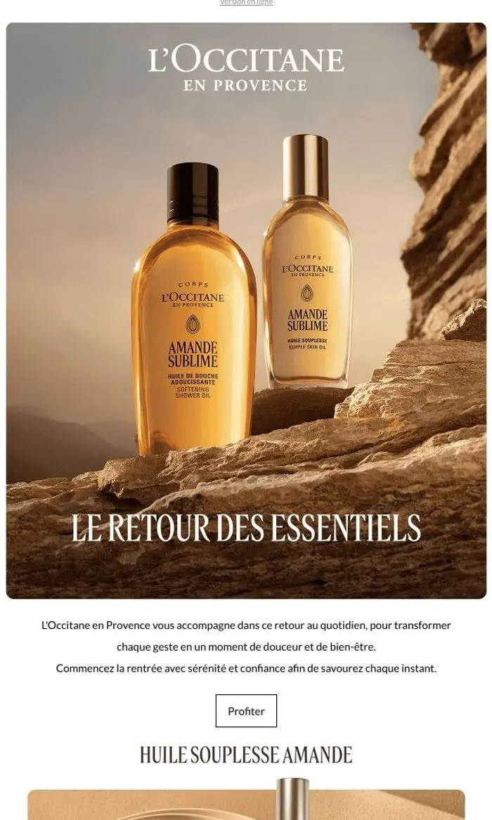 L'Occitane en Provence: Une rentrée tout en douceur