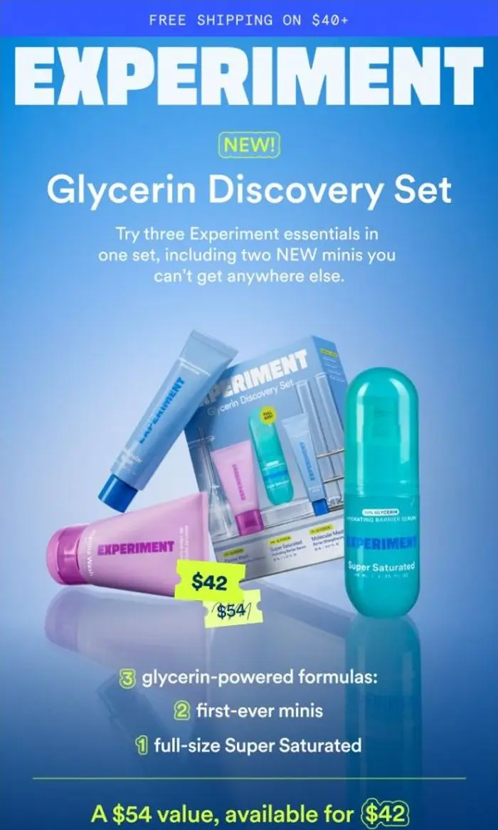 Experiment: NEW! Glycerin Discovery Set 🧪