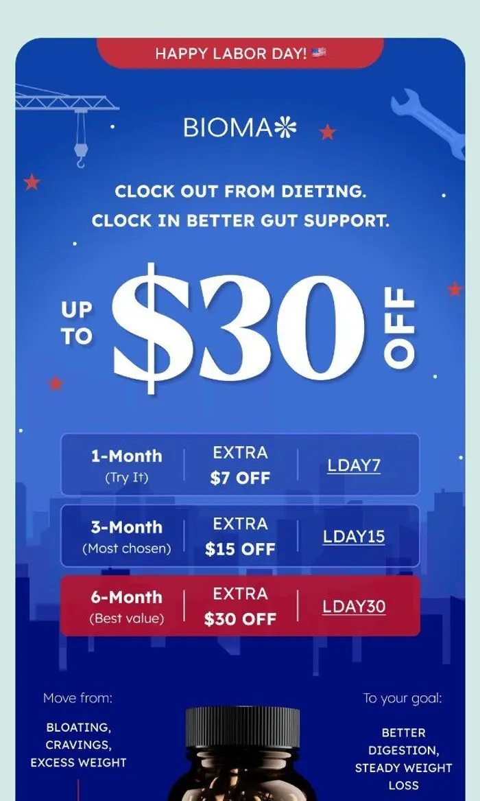Bioma Health: Stop putting hard labor into strict diets 🛑