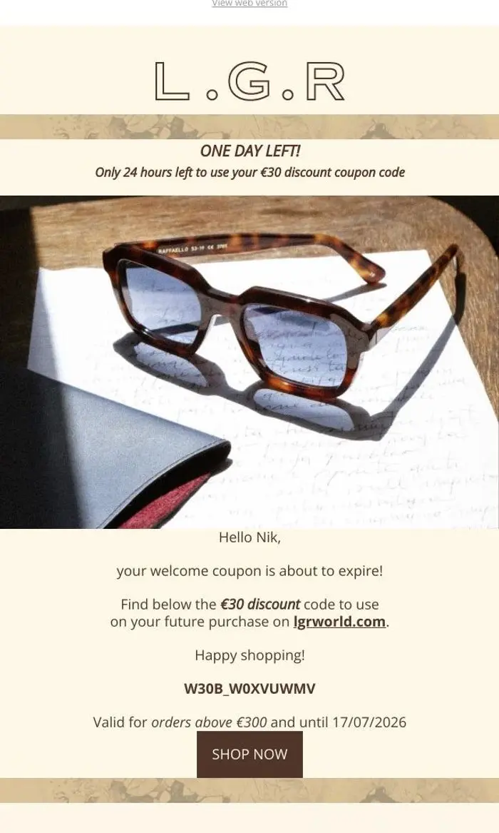 L.G.R World: Last chance!