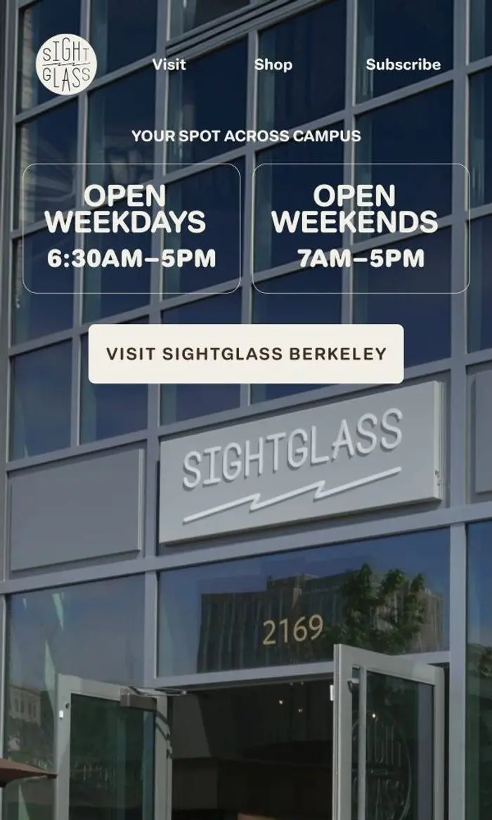 Sightglass Coffee: Did someone say “ultimate study spot”?