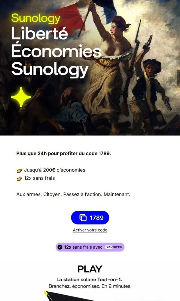 Sunology: Plus que 24h pour économiser