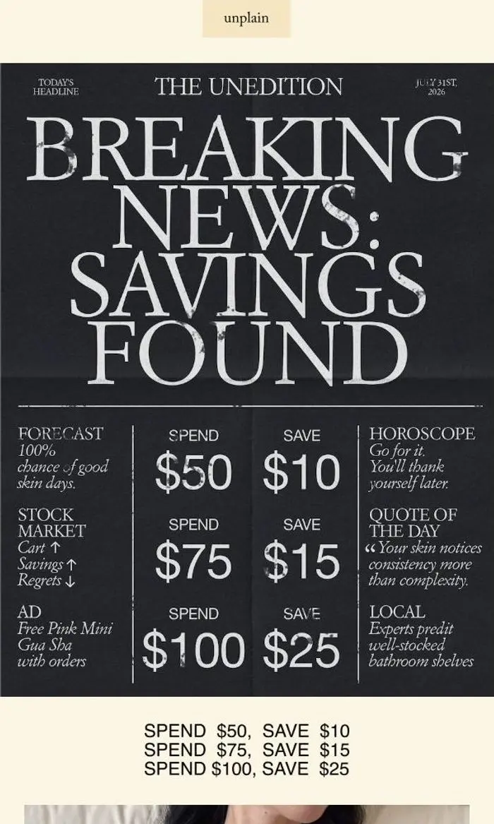 unplain: BREAKING NEWS: This Just In...