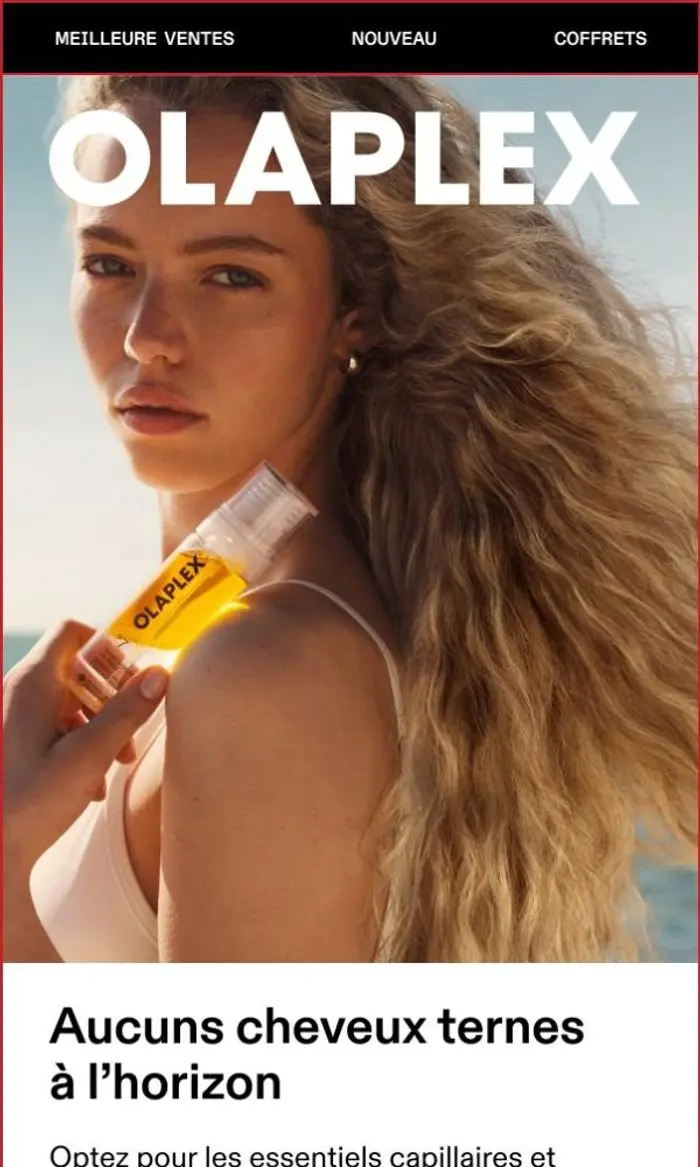 OLAPLEX: La brillance ne prend jamais de pause. ✨