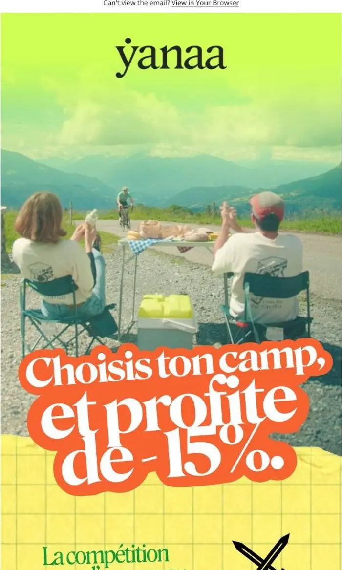 Yanaa: Choisis ton camp. Obtiens -15%