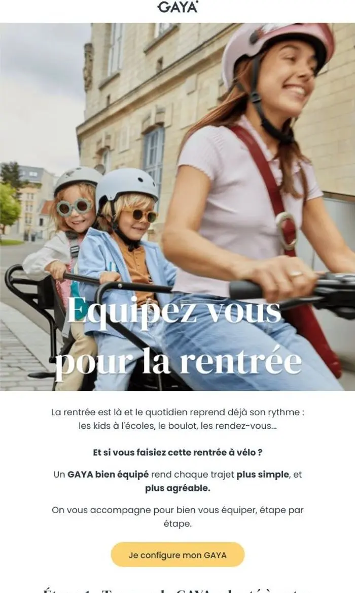 GAYA: Le GAYA qu’il vous faut pour la rentrée