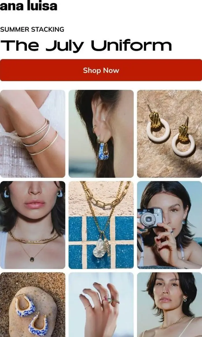 ANA LUISA: Summer Stacking Starts Here