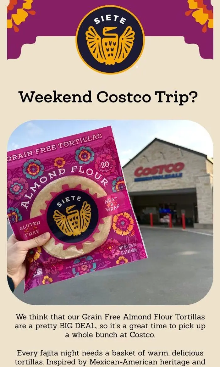 Siete Foods: Headed to Costco this weekend?