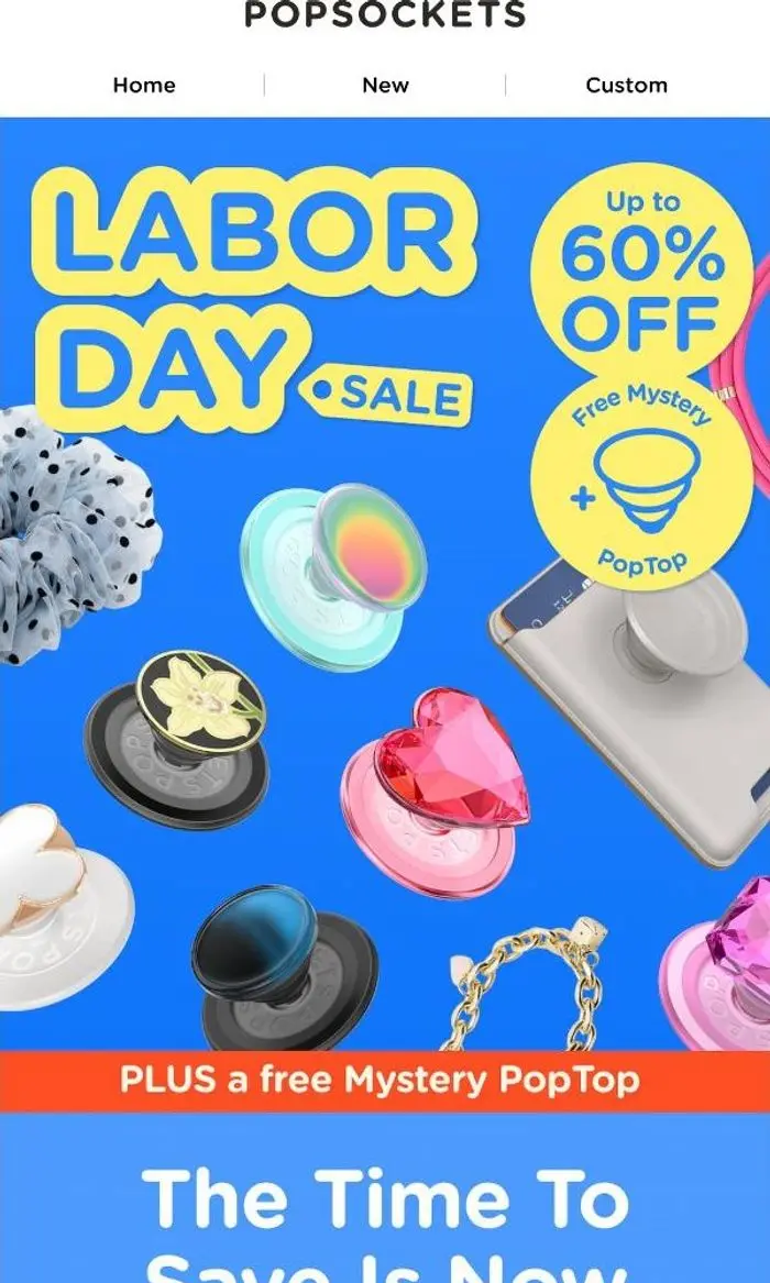 PopSockets: Labor Day Sale, 60% off 🙌