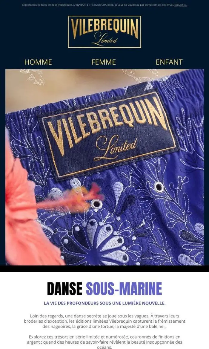 Vilebrequin: ​Merveilles marines en broderie