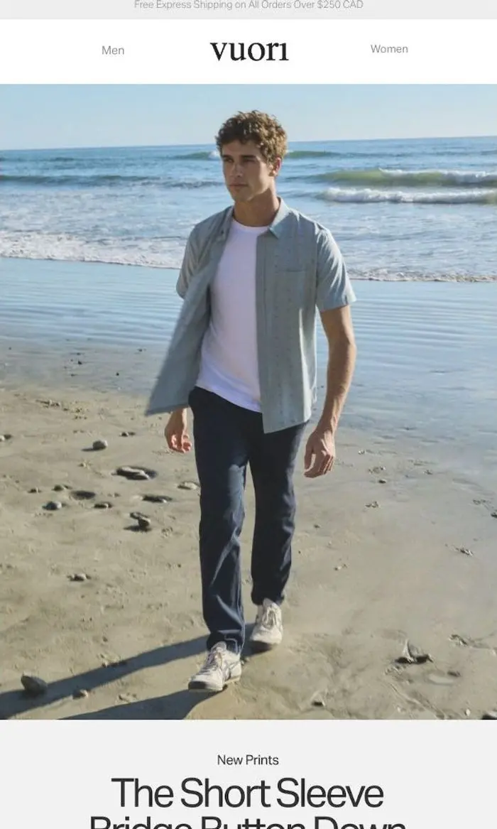 Vuori: Summer Essential: Statement Button Downs