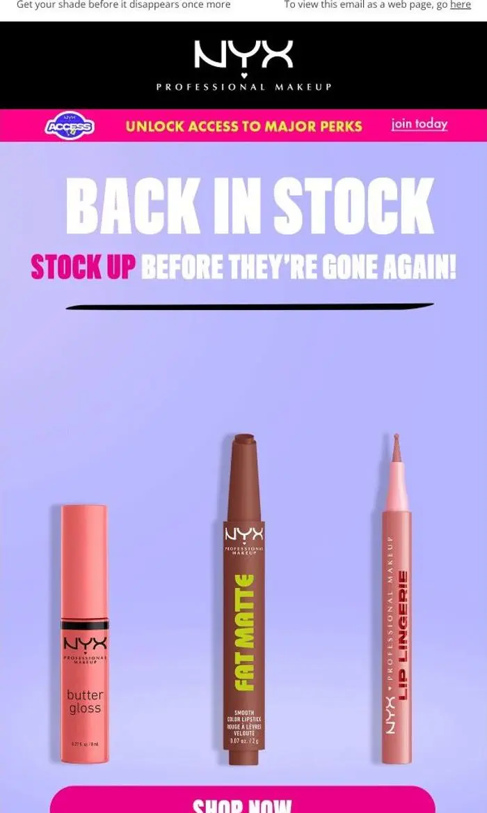 NYX Professional Makeup: Your favorite lippies are baaack 💄