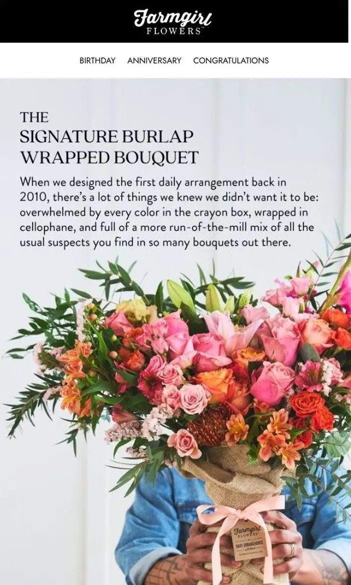 Farmgirl Flowers: the bouquet that started it all 💐