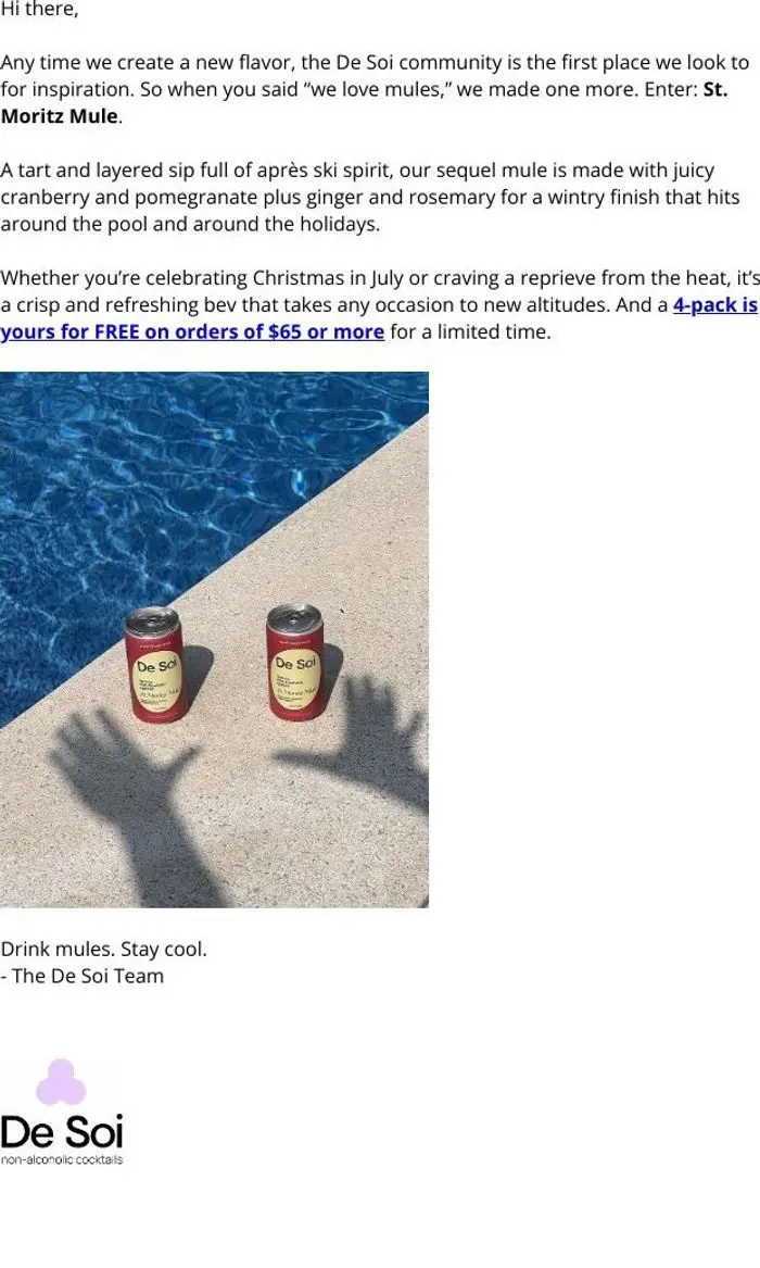 De Soi: From the slopes, for summer